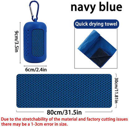 New Microfiber Towel Sports Quick-Drying Super Absorbent Camping Towel Super Soft and Lightweight Gym Swimming Yoga Beach Towel